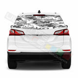 Camo Hunting Rear Window See Thru Stickers Perforated for Chevrolet Equinox