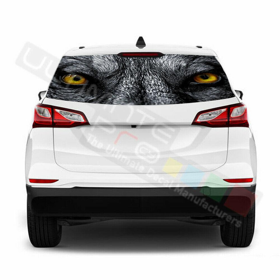 Camo Hunting Rear Window See Thru Stickers Perforated for Chevrolet Equinox