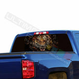 Camo Hunting Rear Window See Thru Stickers Perforated for Chevrolet Silverado