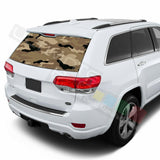 Camo Hunting Rear Window See Thru Stickers Perforated for Jeep Grand Cherokee