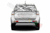 Camo Hunting Rear Window See Thru Stickers Perforated for Mitsubishi Outlander