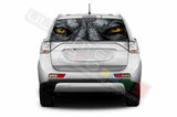 Camo Hunting Rear Window See Thru Stickers Perforated for Mitsubishi Outlander