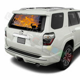 Camo Hunting Window See Thru Stickers Perforated for Toyota 4Runner 2017 2018