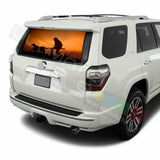 Camo Hunting Window See Thru Stickers Perforated for Toyota 4Runner 2017 2018