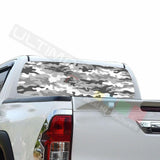 Camo Hunting Window See Thru Stickers Perforated for Toyota Hilux 2016 2017 2018