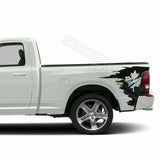 Canadian Flag Sticker Graphic Side Stripes for Dodge Ram Regular Cab 1500 2018