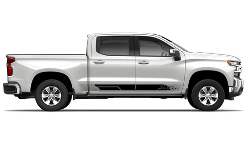 Side Stripes For Chevrolet Silverado 1500 2010 2013 2014 2015 2017 2020 mirror