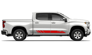 Door Stripes Mountains For Chevrolet Silverado 1500 2500 3500 4500 2014 -Present