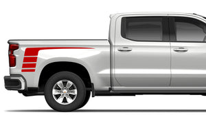 Decal Sticker Stripe for Chevrolet Silverado Off-Road Lift Kit Bed 2007 -Present