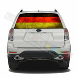 Country Flags Designs Window See Thru Stickers Perforated for Subaru Forester