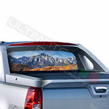 Countryside Rear Window See Thru Sticker Perforated for Chevrolet Avalanche