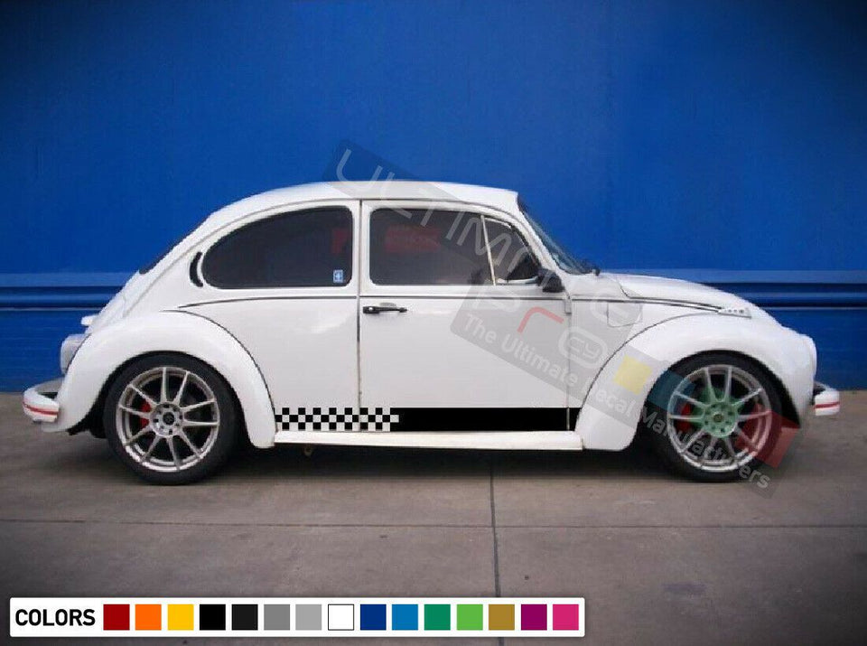 Decal body Sticker Stripe kit For Volkswagen Beetle 1968 1969 1970 1971 1972 top