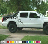 Decal cover side Graphic Sticker bed wrap for Chevrolet Avalanche splash design