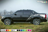 Decal cover side Graphic Sticker bed wrap for Chevrolet Avalanche splash design