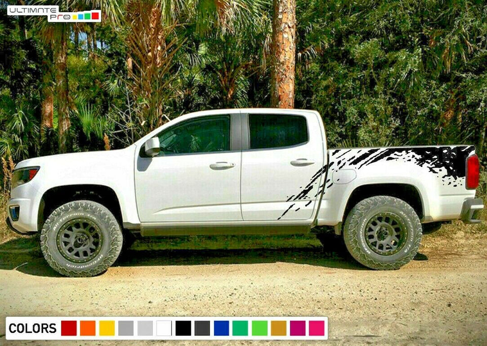 Decal Graphic Sticker bed wrap for Chevrolet Colorado pickup 2011 2012 2017 2018