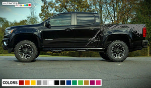 Decal Graphic Sticker bed wrap for Chevrolet Colorado pickup 2011 2012 2017 2018