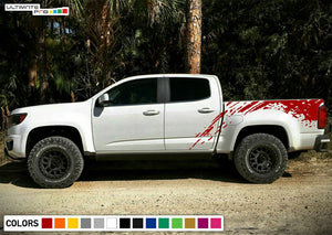 Decal Graphic Sticker bed wrap for Chevrolet Colorado pickup 2011 2012 2017 2018