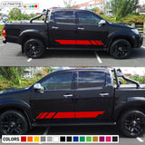 Decal Graphic Sticker Side Stripe Kit For Toyota Hilux TRD Sport Offroad Flare