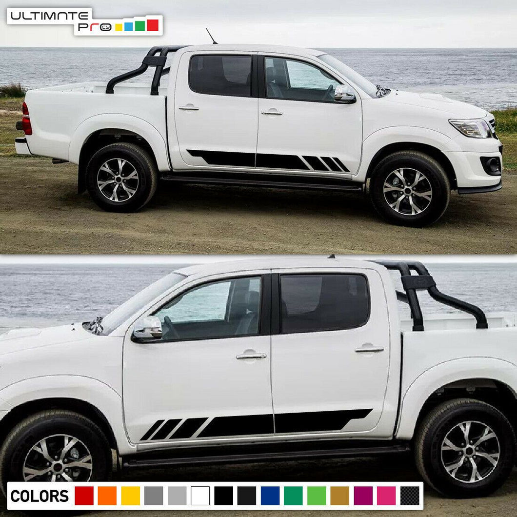 Decal Graphic Sticker Stripe Kit For Toyota Hilux Revo 2004 2008 2011 2015 2016