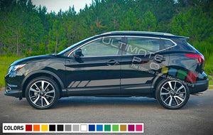 Decal Graphic Sticker Stripes Body Kit for Nissan Rogue Lamp Roof Guard Doors