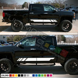 Decal sticker stripes kit For Chevrolet Silverado 1500 side 2007 2017 2019 2022