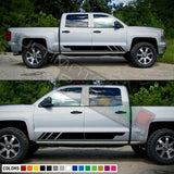 Decal sticker stripes kit For Chevrolet Silverado 1500 side 2007 2017 2019 2022