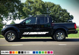 Decal Sticker Distorted Stripe Kit for Nissan Frontier Facelift PickUp Dongfeng