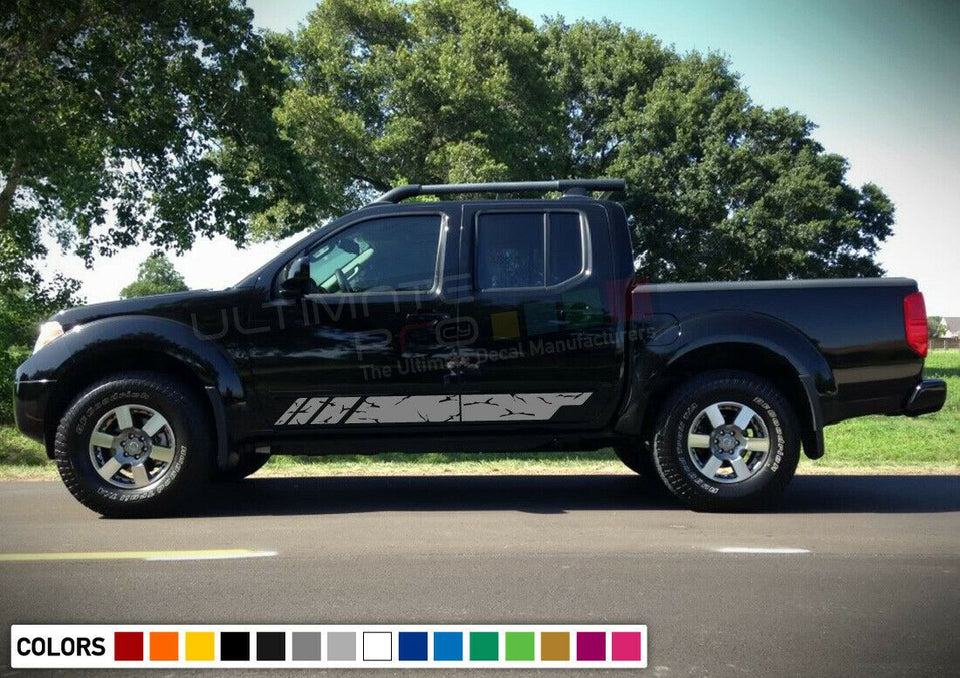 Decal Sticker Distorted Stripe Kit for Nissan Frontier Facelift PickUp Dongfeng