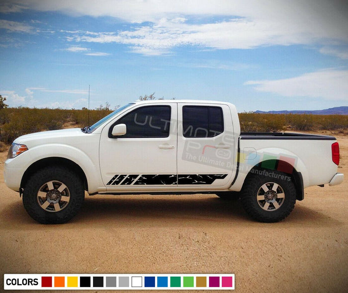 Decal Sticker Distorted Stripe Kit for Nissan Frontier Facelift PickUp Dongfeng
