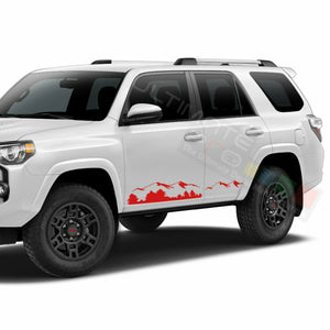 Decal Sticker Graphic Mountain Side Door for Toyota 4Runner 2002 2003 2004 2005