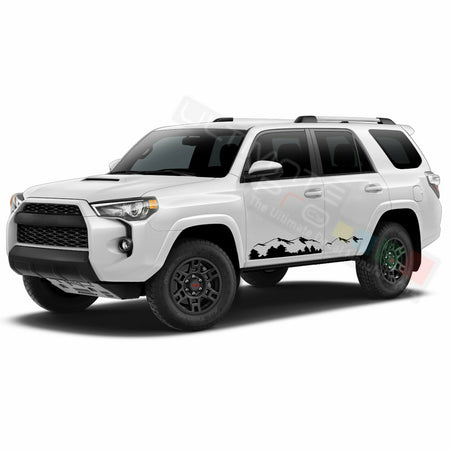 Decal Sticker Graphic Mountain Side Door for Toyota 4Runner 2017 2018 2019 2020