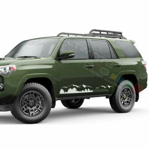 Decal Sticker Graphic Mountain Side Door for Toyota 4Runner 2017 2018 2019 2020