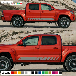 Decal Sticker Graphic Side Stripe Kit For Toyota Tacoma 4x4 Sport Bed 2005- 2017