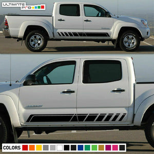 Decal Sticker Graphic Side Stripe Kit For Toyota Tacoma 4x4 Sport Bed 2005- 2017