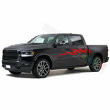 Decal Sticker Graphic Surf  Brush Side for Dodge Ram Cab Crew 1500 SRT8 RT 150