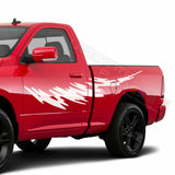 Decal Sticker Graphic Splash Brush Side for Dodge Regular Cab 1500 2017 RT 150