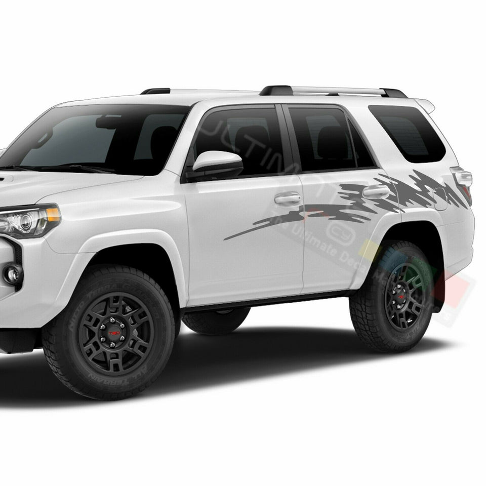 Decal Sticker Graphic Splash Brush Side for Toyota 4Runner 2002 2003 2004 2005