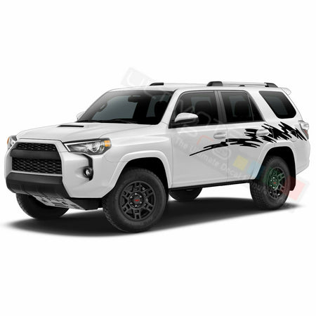 Decal Sticker Graphic Splash Brush Side for Toyota 4Runner 2017 2018 2019 2020