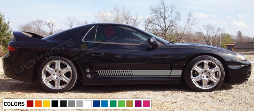 Decal Sticker Graphic Stripe Body Kit For Mitsubishi 3000 GT GTO Lip Bumper VR4