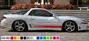 Decal Sticker Graphic Stripe Body Kit For Mitsubishi 3000 GT GTO Lip Bumper VR4