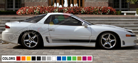 Decal Sticker Graphic Stripe Body Kit For Mitsubishi 3000 GT GTO Lip Bumper VR4