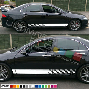 Decal Sticker Graphic Stripe Kit For HONDA Accord Mirror Cover Lamp Door Skirts