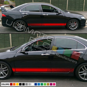 Decal Sticker Graphic Stripe Kit For HONDA Accord Mirror Cover Lamp Door Skirts