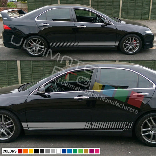 Decal Sticker Graphic Stripe Kit For HONDA Accord Mirror Cover Lamp Door Skirts