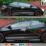 Decal Sticker Graphic Stripe Kit for HONDA Civic Type R FN2 Spoiler Carbon Lamp