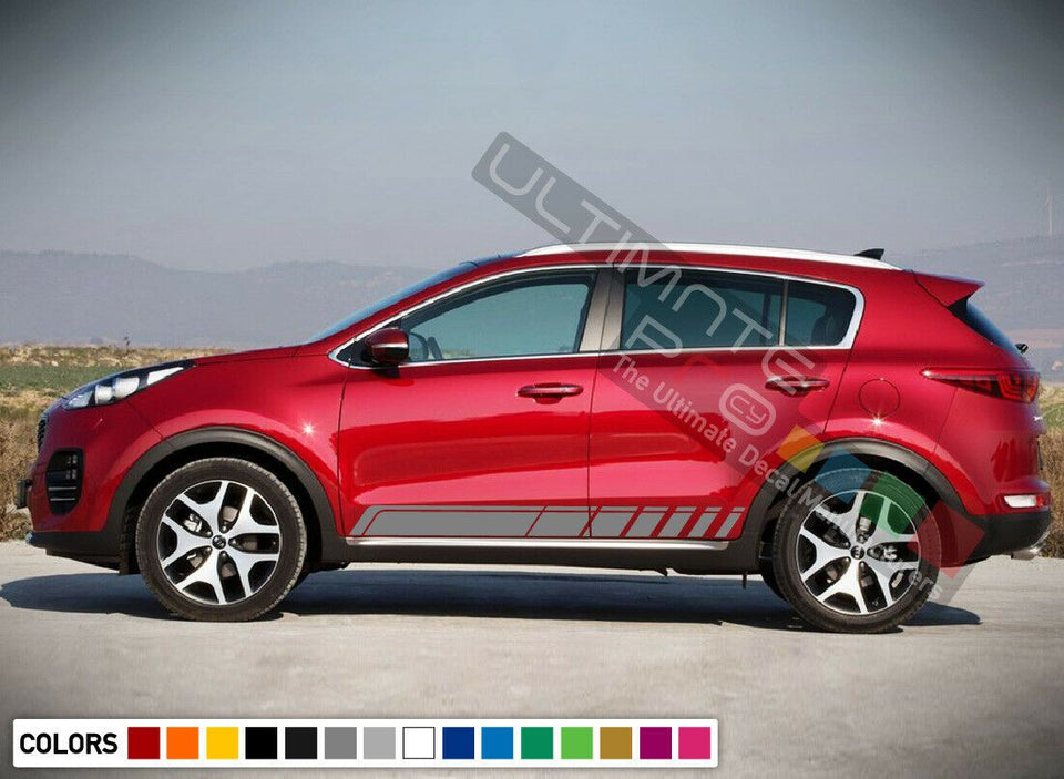 Decal Sticker Graphic Stripe Kit for Kia Sportage Spoiler Carbon Lamp sport