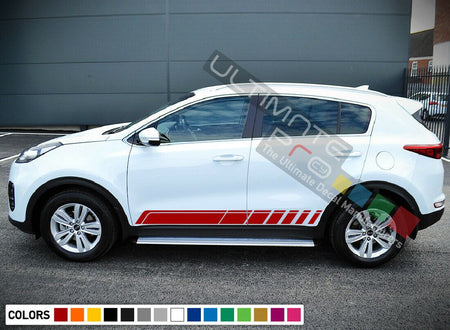 Decal Sticker Graphic Stripe Kit for Kia Sportage Spoiler Carbon Lamp sport