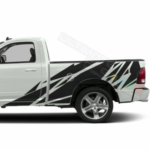 Decal Sticker Pattern Tailgate Graphic Bed for Dodge Ram Regular Cab 1500  Crew Cab or bauble cab