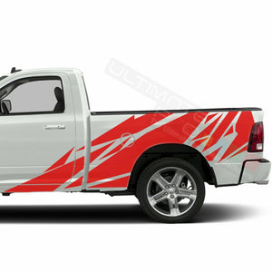 Decal Sticker Pattern Tailgate Graphic Bed for Dodge Ram Regular Cab 1500  Crew Cab or bauble cab