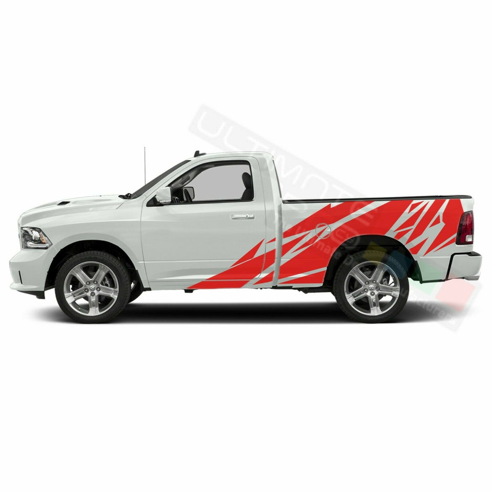 Decal Sticker Pattern Tailgate Graphic Bed for Dodge Ram Regular Cab 3500 Crew C